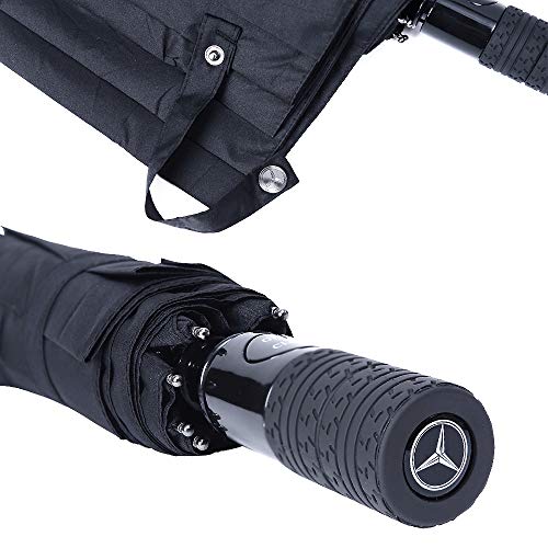 QZS Automatic Auto Open Folding Umbrella - Sport Large Umbrella for Windproof Sunshade Travel Including Telfon Coating… - Image 7