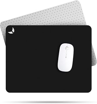 GoLite Black Gaming And Office Mouse Pad Antibacterial Mousepad Player Long And Oversized Mouse Pad S-MP01 27x23 cm Medium