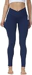 ALONG FIT Leggings for Women with 3 Pockets Buttery Soft High Waisted Yoga Pants Non-See-Through Full-Length Tights