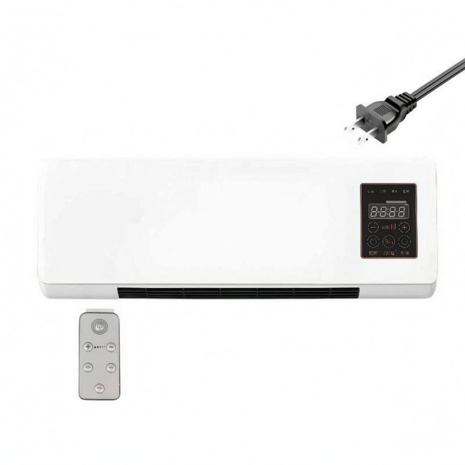 Bnf Digital Control Panel Indoor Cooling and Heating Unit Front Grille Wall-Mounted Air Conditioner Modern Design Air Conditioner Heater Combo Two-functionUse for Bedroom-image-37