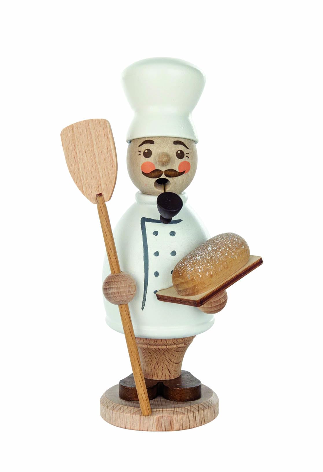 Figura de incienso Stollenbäcker de Rudolphs Schatzkiste decorada a mano
