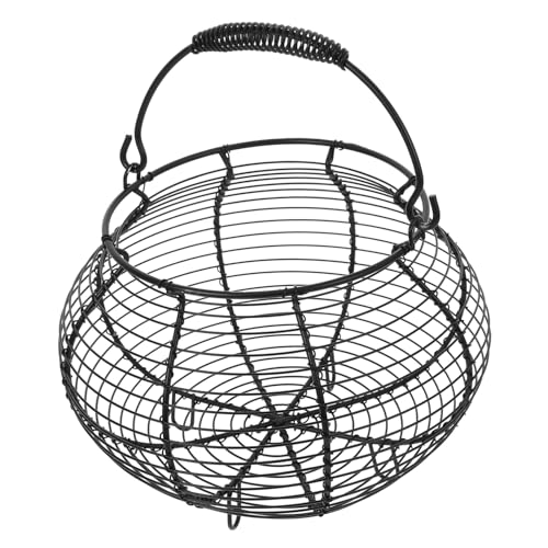 MAGICLULU Cesta De Hierro Vintage Para Huevos y Frutas Cesta De Almacenamiento Ligera