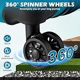 COOLIFE Hard Shell Suitcase with TSA Lock and 4 Spinner Wheels Lightweight Durable (Grayish Purple, 3 Pcs Set) - Image 5