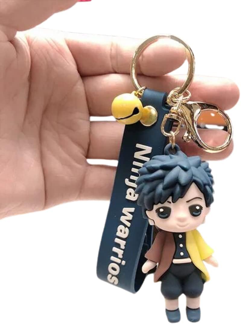 Cosplay LifeAnime Kimetsu no Yaiba PVC and Soft Rubber Keychain