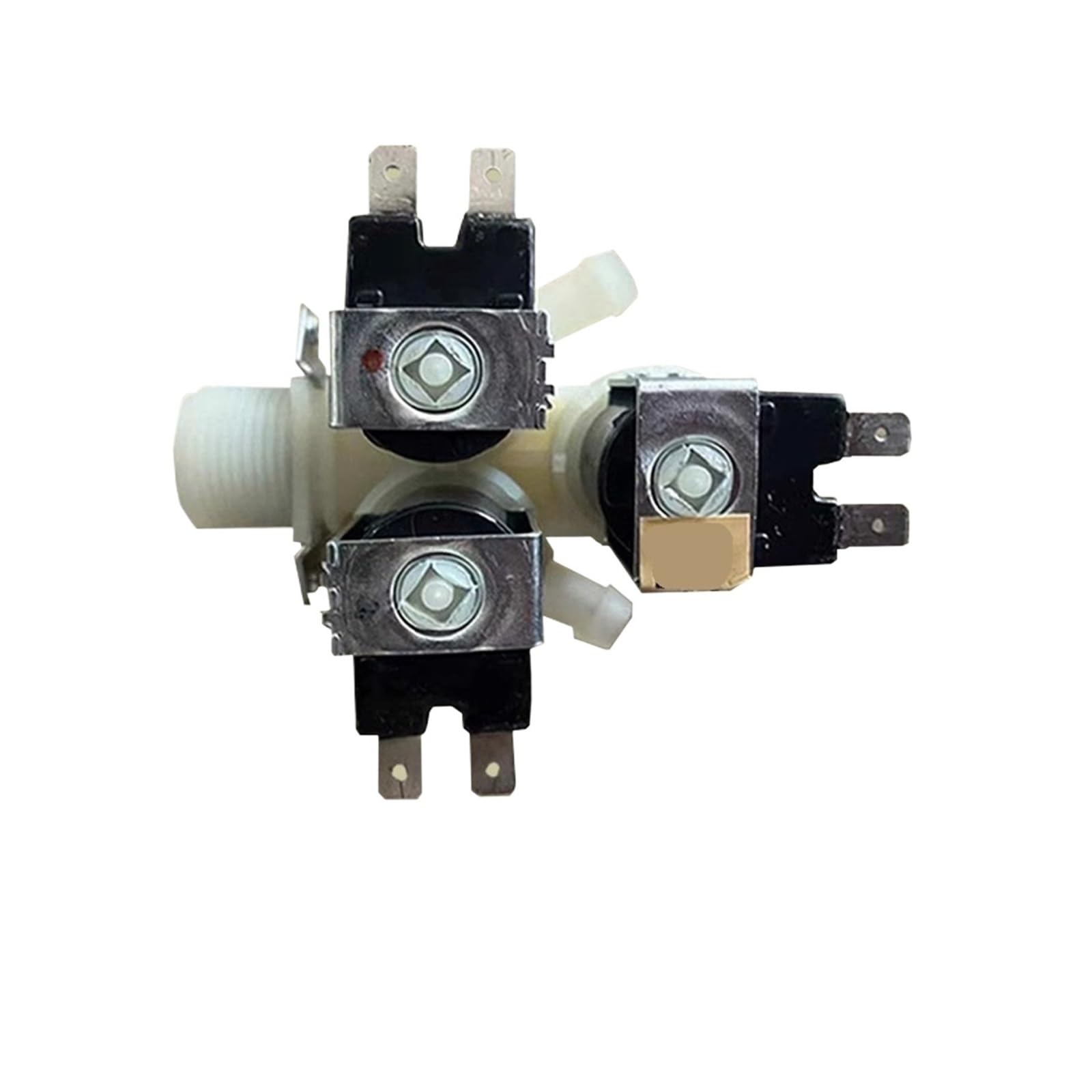 Valvola di Ingresso Acqua a 2/3 Teste, Compatibile con Midea, | Rondella Tamburo FPE 005G FPS 270B 5220FR2075B 5220FR1251E(5220FR2075B)