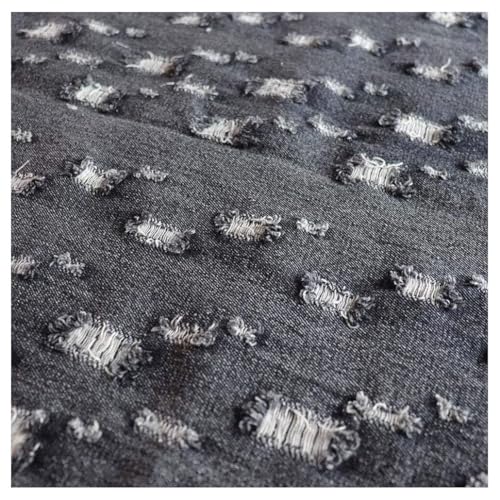 Tissu jean pour couture noir anti-gaspillage de 160 cm de large x 5m