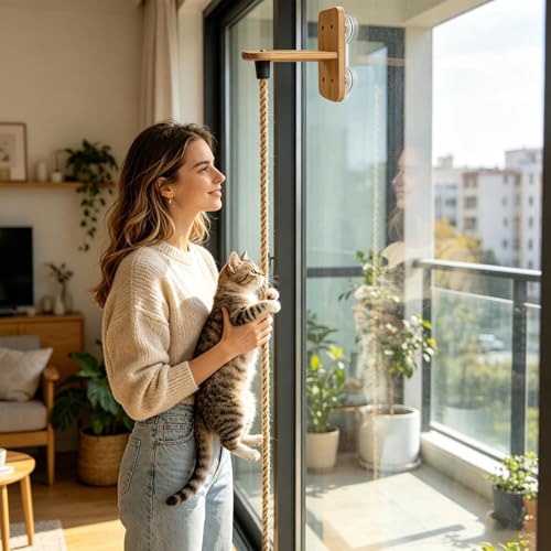 Corde d'escalade pour chat résistante pour stopper les griffures - 5