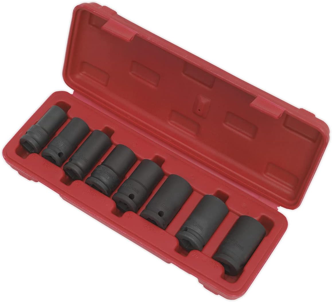 Sealey Sx202 Locking Wheel Nut Removal Set 7Pc 1/2Sq Drive