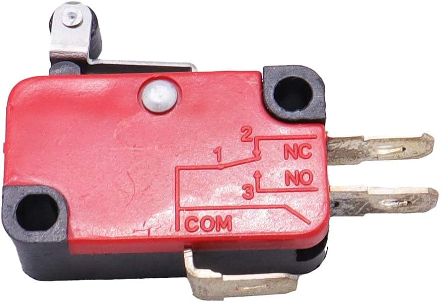 10 PCS Micro Limit Switch V155-1C25 Short Roller Lever Speed Control for Laser Engraving Machine