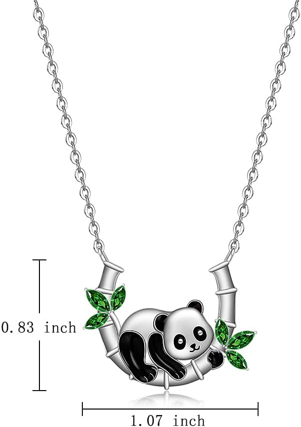 Panda Necklace for Women Sterling Silver Panda Necklaces Gifts Cute Animal Pendant Jewelry Gifts Daughter - Image 3