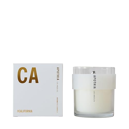 APOTHIA - The California Candle - Velas aromáticas de California Citrus & Exotic Flowers I con mezcla de cera de soja de primera calidad, 60 horas