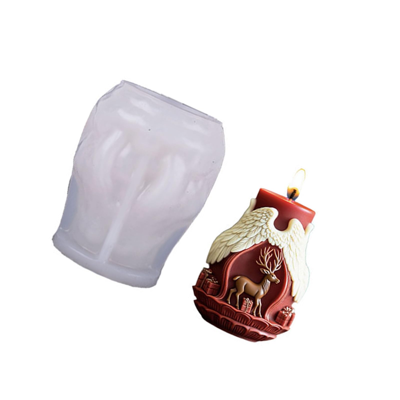 Tsophreniq Santa Silicone Plasters Molds Casting Molds Elks Epoxy Resin Christmas Elks Silicone Christmas