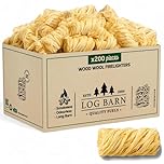 Log Barn Natural Firelighters Box of 200. Fire Lighters for Wood Burners, Pizza Ovens, Open Fires, BBQ Lighters, Fire Starters for Log Burners – Genuine Log Barn Wood Wool Firelighters