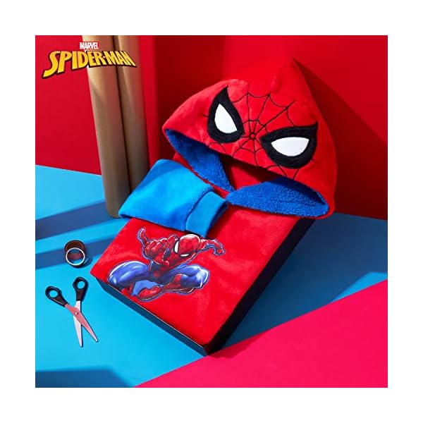 Marvel Spiderman Pullover Übergroße Kuschel Hoodie Kinder Jungen – Bild 3