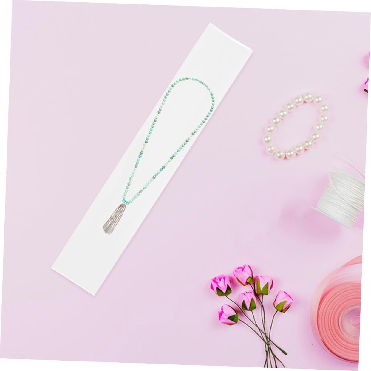 LIFKOME 400pcs Necklace Bracelet Display Bags Jewelry Packaging Supplies Material Elegant and Strong Jewelry Storage Pouches