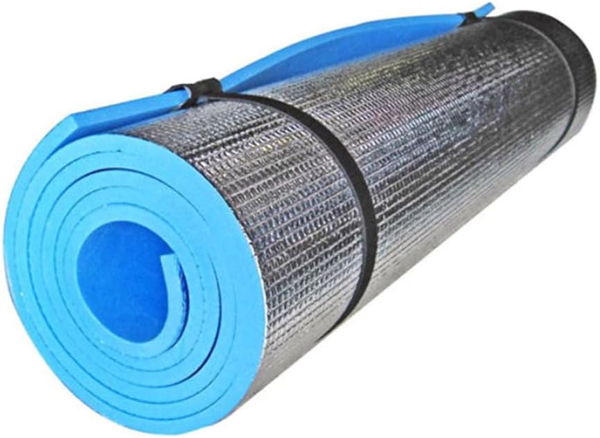Camping Mat Aluminum Film EVA Double-Sided Insulated Roll Mat Moisture-Proof Camp Mattress Waterproof Sleeping Mat for Park Yoga Picnics Fishing 70.87x19.69in, Camp Mattress, Camping Roll Mat