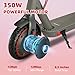 Electric Scooter for Adults, Folding E Scooter with 350W/500W Motor 15Mph Top Speed 12 Miles Long Range, 8.5