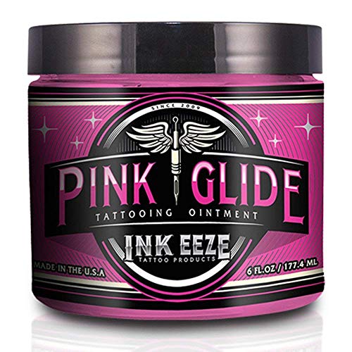 INK-EEZE Tattoo Products Pink Glide Tattoo Ointment 6 oz.