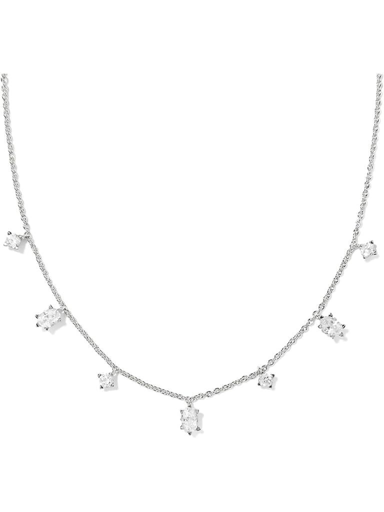 Silver Kendra Scott Cailin Delicate Strand Necklace