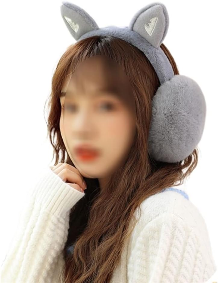 Winter Cute Warm Earmuffs Women's Foldable Riding Ear Protector Artifact Hat