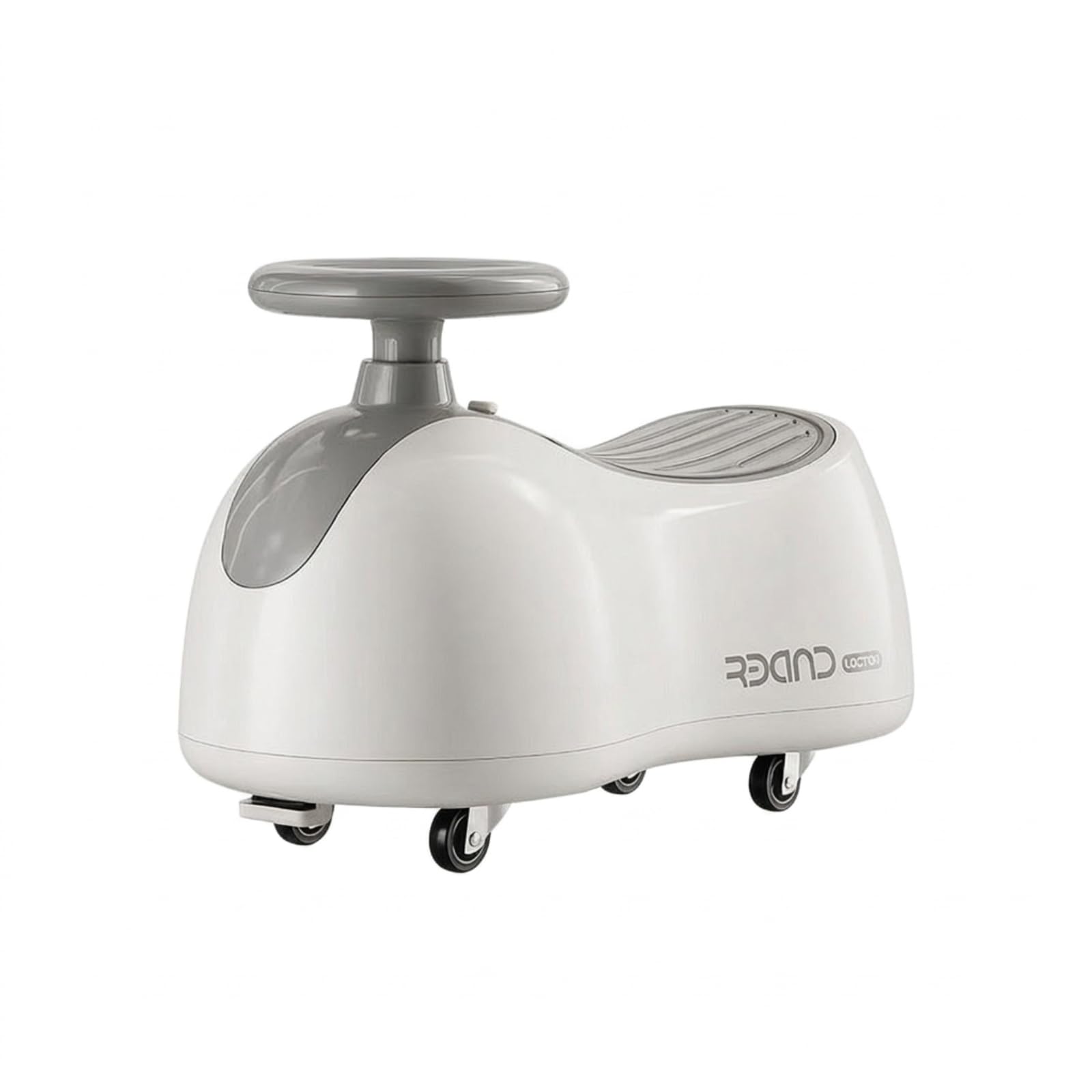 Correpasillos con Ruedas Giratorias Estable Coche Correpasillos con Luces Compacto para Caminar Infantil Música para, Gris Avanzado