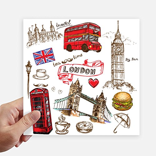 Sticker Royaume-Uni bus pour personnaliser votre ordinateur et valise - 2