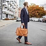 Joyway Leather Travel Bag for Men, Travel Duffel Bags for Women，Large Weekender Overnight Bag, Waterproof Carry On Bag Travel Tote Bag Gym Bag with Luggage Strap - Image 3