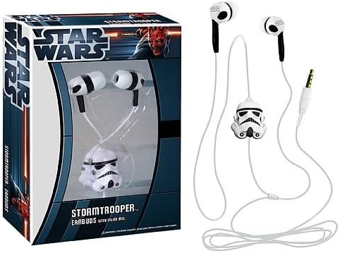 Headphones Star Wars Stormtrooper Earbuds with Microphone