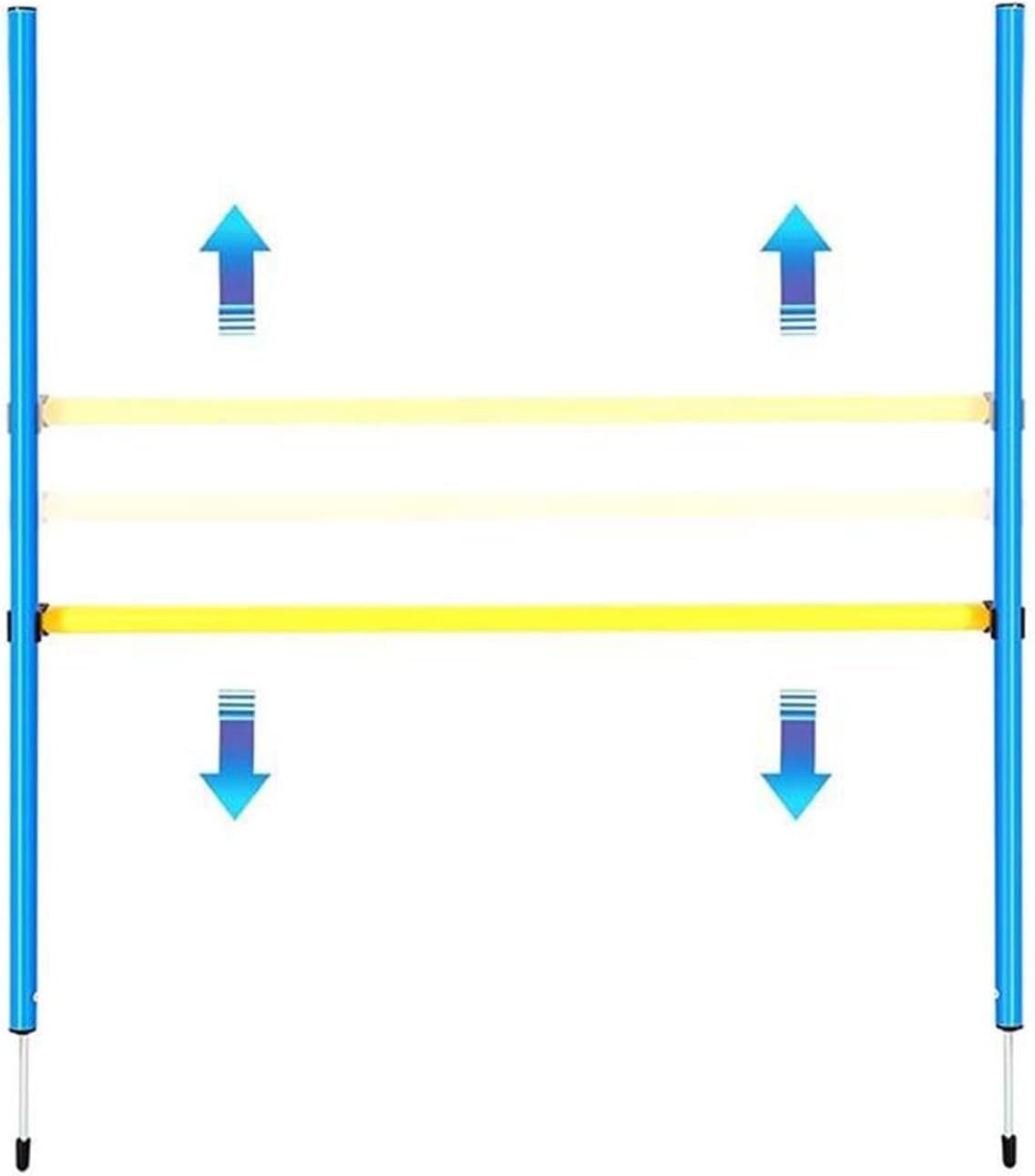 Dog Training Jump Bar Interactive Dog Jumping Poles Multifunctional Jump Hurdles Agility Training Set for Outdoor Sports