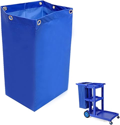 Miniatura 33 de Bolsa de limpieza de repuesto, organizador de limpieza comercial grueso impermeable de 8 bolsillos, se adapta a cualquier carrito, se utiliza