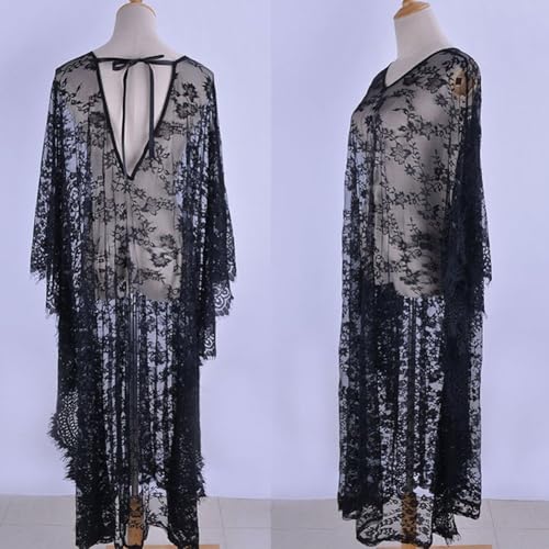 Vestido largo para cubrir traje de baño en tardes de piscina y vacaciones de verano 7