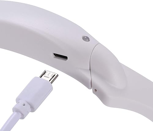 Miniatura 11 de YOCTOSUN Lupa de diadema LED, visera de aumento iluminada recargable, zoom de 1X a 14X, lupa montada en la cabeza manos libres con luces