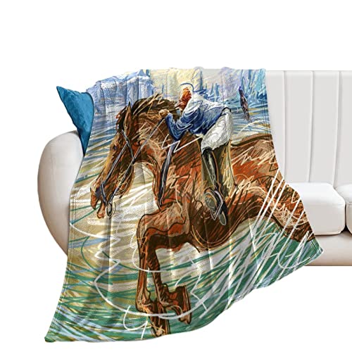Couverture en molleton imprimée 150x200cm plaid en peluche de canapé