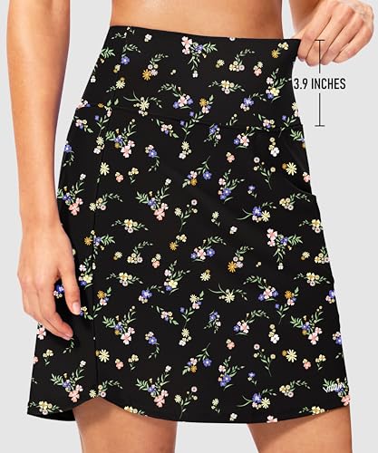 Image of Viodia Women's 18 inch /20 inch Long Swim Skirt High Waisted Modest Swimsuits Skirt Bathing Suit Tummy Control Swim Bottoms