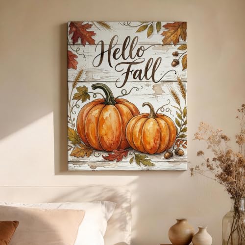 Lienzo de pared con elegante arte de otoño para dormitorio 4
