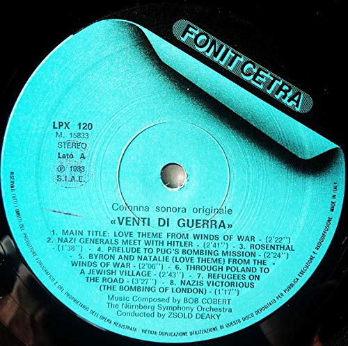 VENTI DI GUERRA-COLONNA SONORA ORIGINALE