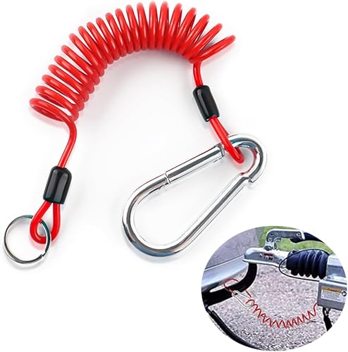 Cable separable para remolque, cable de freno de emergencia escalable con resorte fuerte de 4 pies y mosquetón, cables de seguridad universales para disponible en Yaxa Venezuela