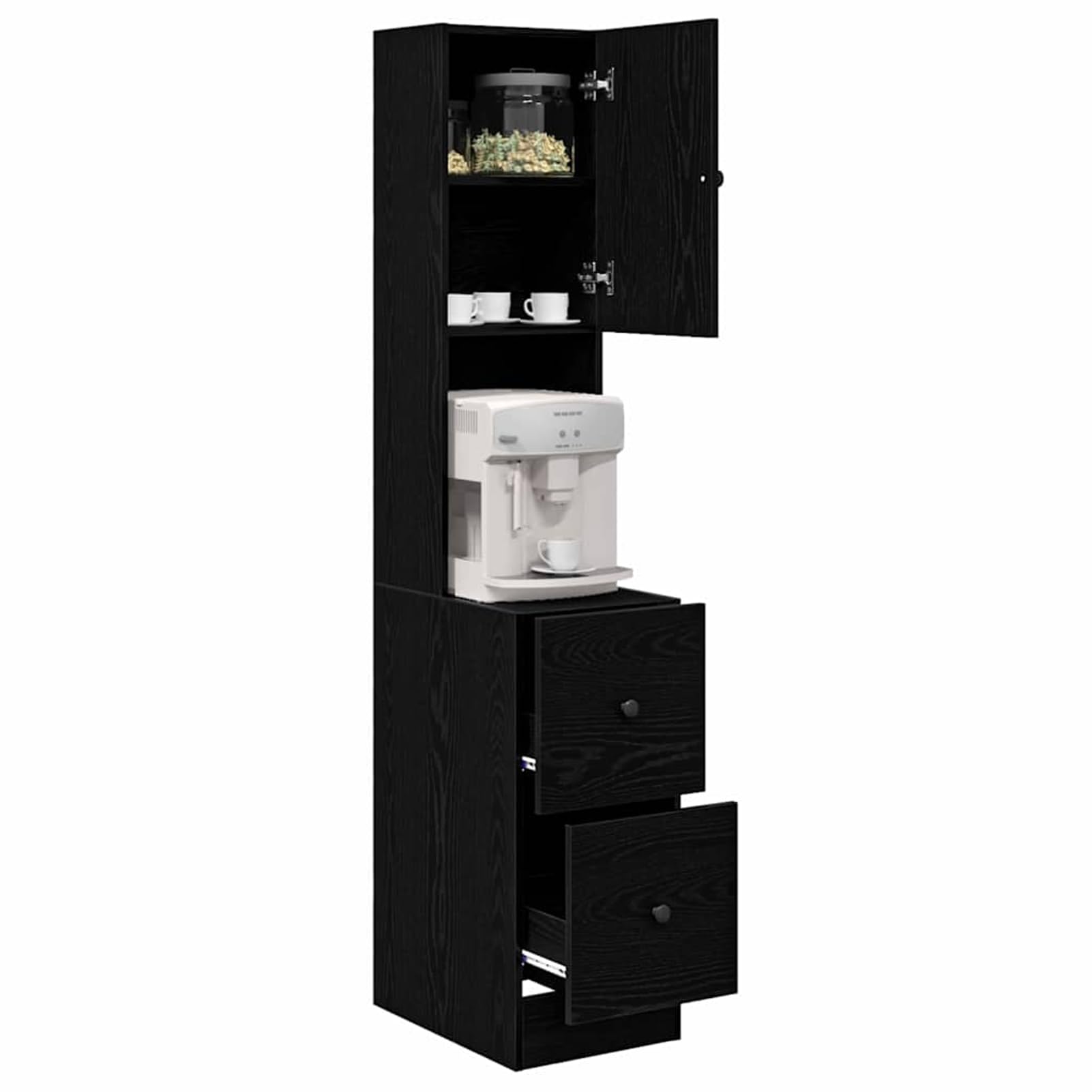 Homgoday Moderner Küchenschrank mit viel Platz und elegantem Design | Holzwerkstoff | Stauraum für Küche Model871379