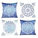 ZPUBLI+ 4 Fundas para Cojines, para Cama, salón, sillas, decoración hogar. Cojines Mandala Originales para sofás, habitación, terraza. Diferentes tamaños y Modelos. (2 Caras) (Mandala 4, 45x45)