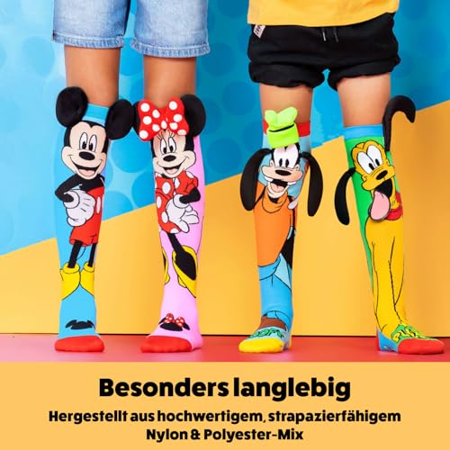 Calcetines Disney Pluto & Goofy Madmia de Caña Alta Ajustable y Tejido Carbón Elástico 5