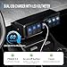 Joinfworld 6 Gang Rocker Switch Box Waterproof 12V SPST ON/Off lED Light Bar Switch Panel with Dual USB Outlet PD3.0 & QC3.0 Car USB Port for Boat Marine Automotive Car Truck RV UTV