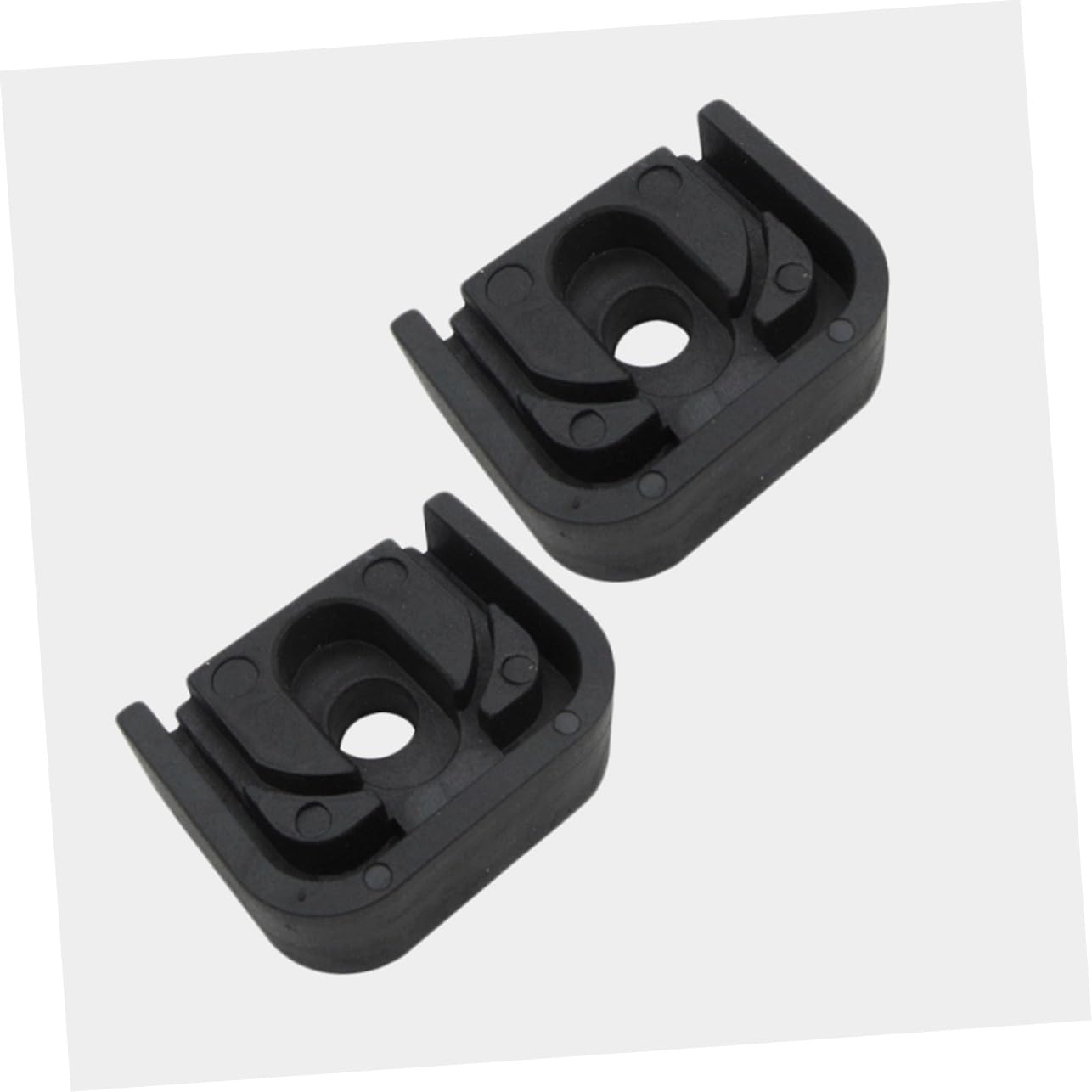 4x Antivibrations-Gummipads – 51x39x17 Mm – Für Klimaanlagen-Außengeräte, Waschmaschinen & Mehr – Lärmreduzierend, Wetterfest