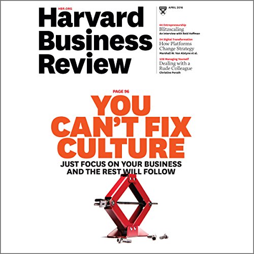 Harvard Business Review, April 2016 Audiobook by Harvard Business Review episode artwork