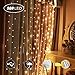 Produktbild Xnuoyo LED Lichtervorhang mit Haken, 300 LEDs 3M*3M Lichterketten USB-Anschluss Wasserdichte mit 8 Modi und Fernbedienung für Schlafzimmer Indoor Outdoor Hochzeit Party Garten Dekoration(Warmweiß)