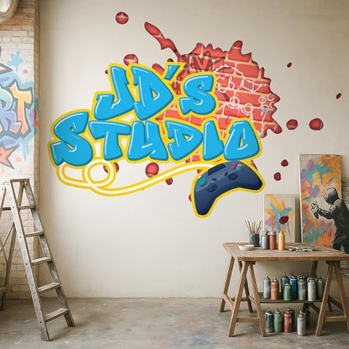 Vinilo Decorativo Personalizado Estilo Graffiti Para Pared miniatura 2