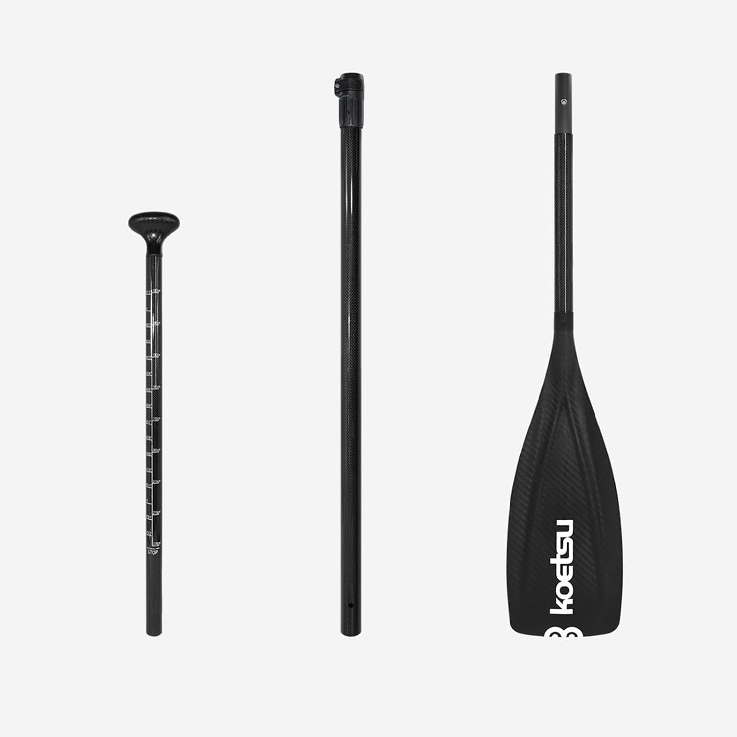 Board Paddle 3 Sections Adjustable Sturdy Boating Fitting Paddleboard Paddle Surfboard Oar for Rafting Rubber Boat Sports