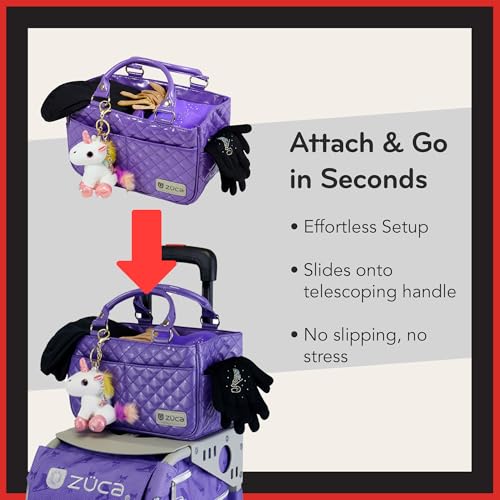 Bolso tote ZÜCA Tag-A-Long – Acolchado con interior espacioso, compatible con maleta rodante - Bolso de viaje estructurado miniatura 4