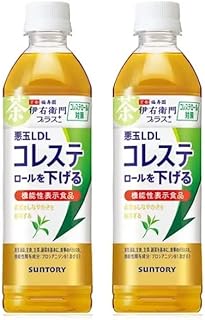 飲料 2ケースセット サントリー 伊右衛門プラス コレステロール対策 500ml (24本×2ケース)48本セット 機能性表示食品 伊衛門プラス お茶