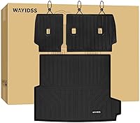 Vista 11 de Alfombrilla de carga con protección de respaldo para Tesla Model Y Juniper 5 asientos 2025 2026, forro de carga con protección para todo