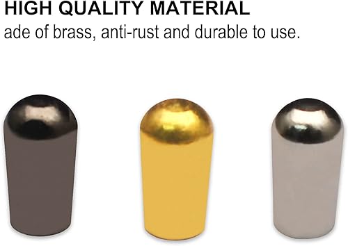 Miniatura 5 de MAXCHEER Interruptor de pastilla de guitarra de metal de 3 vías, selector de interruptor de palanca de pastilla, piezas para accesorios Les Paul